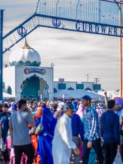 2012 Nagar Kirtan festivities at the Sikh Temple Yuba City (photo credit: Karaminder Ghuman)