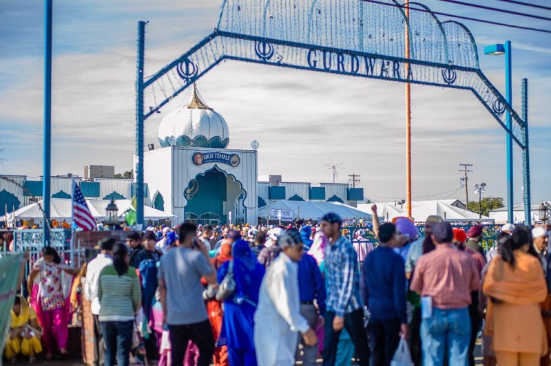 2012 Nagar Kirtan festivities at the Sikh Temple Yuba City, in Yuba City, California. (Photo: Karaminder Ghuman)