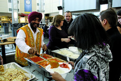 "Local Sikh brings India to students." (source: The Davis Clipper)