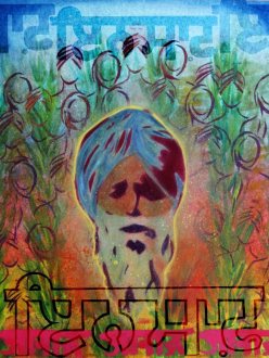 Artwork by Khushboo Gulati for Ensaaf's Decade of Disappearances Art Contest (source: Ensaaf Facebook page)