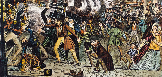 Philadelphia's Bible Riots of 1844 reflected a strain of anti-Catholic bias and hostility that coursed through 19th-century America. (Granger Collection, New York. Source: Smithsonian)