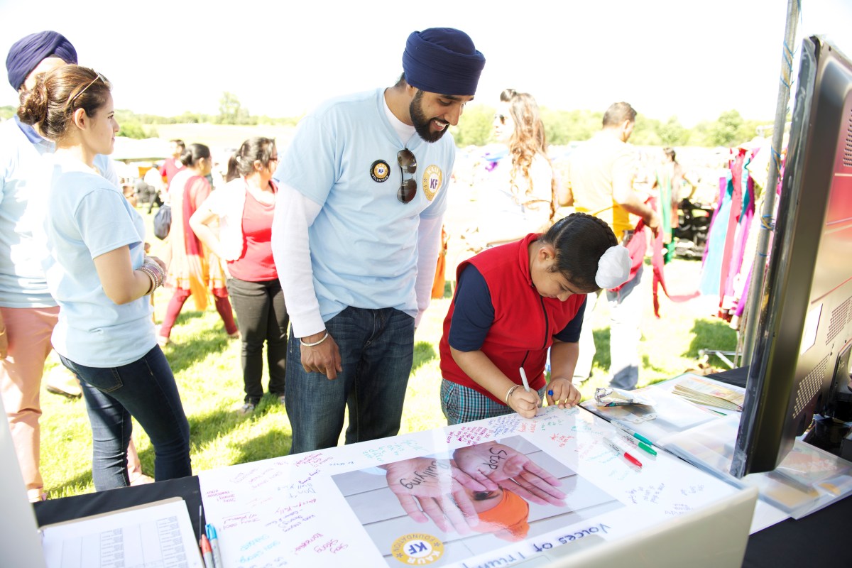 Kaur Foundation at a Punjabi mela (festival) in Washington, D.C., in May. (Source: Kaur Foundation)
