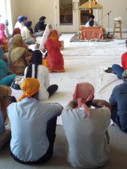 A service by The Sikh Gurdwara of San Francisco. (Source: The Sikh Gurdwara of San Francisco Facebook page)