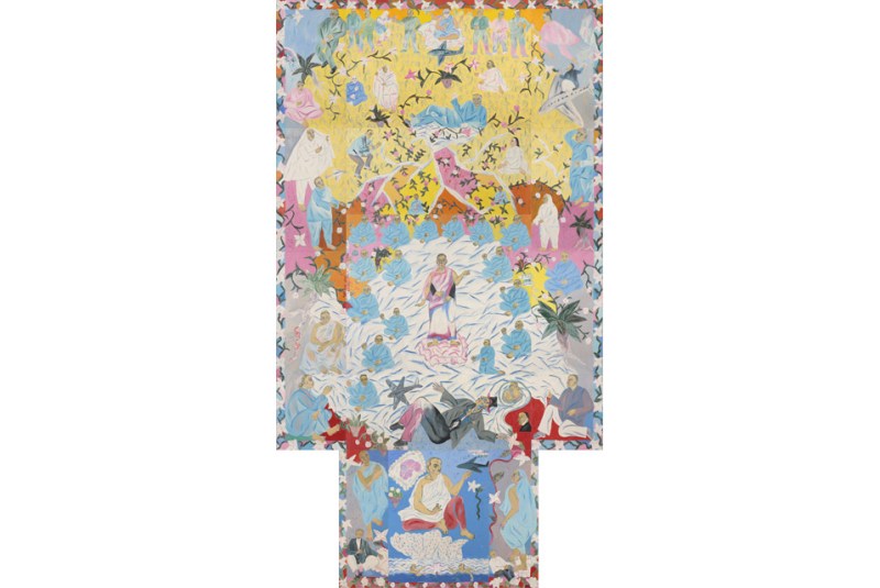 Arpita Singh's mural "Wish Dream" was recently auctioned for $2,223,744. (Source: All Art News)