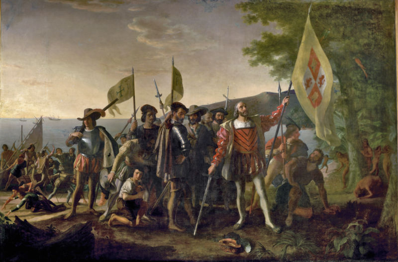 Landing of Columbus. (Source: Wikipedia)
