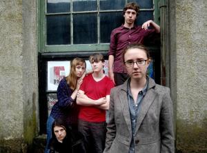 The cast of Kultar's Mime. (Photo credit: Nicole McLaughlin | Boston Globe): 