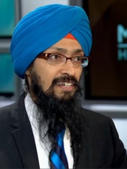 Vishavjit Singh, of SikhToons.com, speaks to MSNBC's Melissa Harris-Perry about being the Sikh Captain America. (Source: MSNBC)